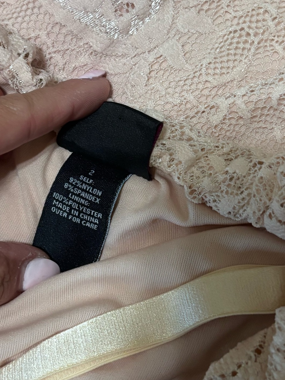 Torrid Blush Pink Lace Ruffle Maxi Dress -Romantic Boho- 2X - Picture 4 of 6